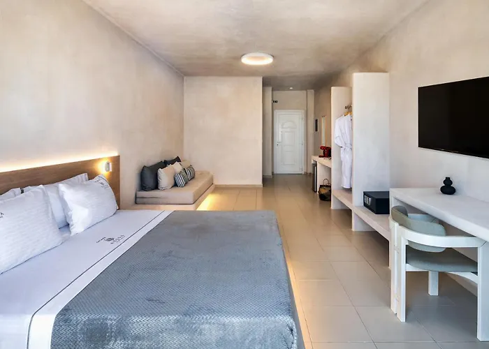Aelia Luxury Lägenhetshotell Karterados (Santorini)